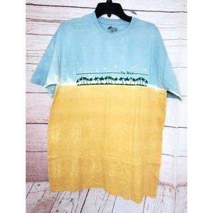Premium Key West Graphic Teal/Tan 2 Tone RFBF Cotton Super Shrunk U.S.A T-Shirt